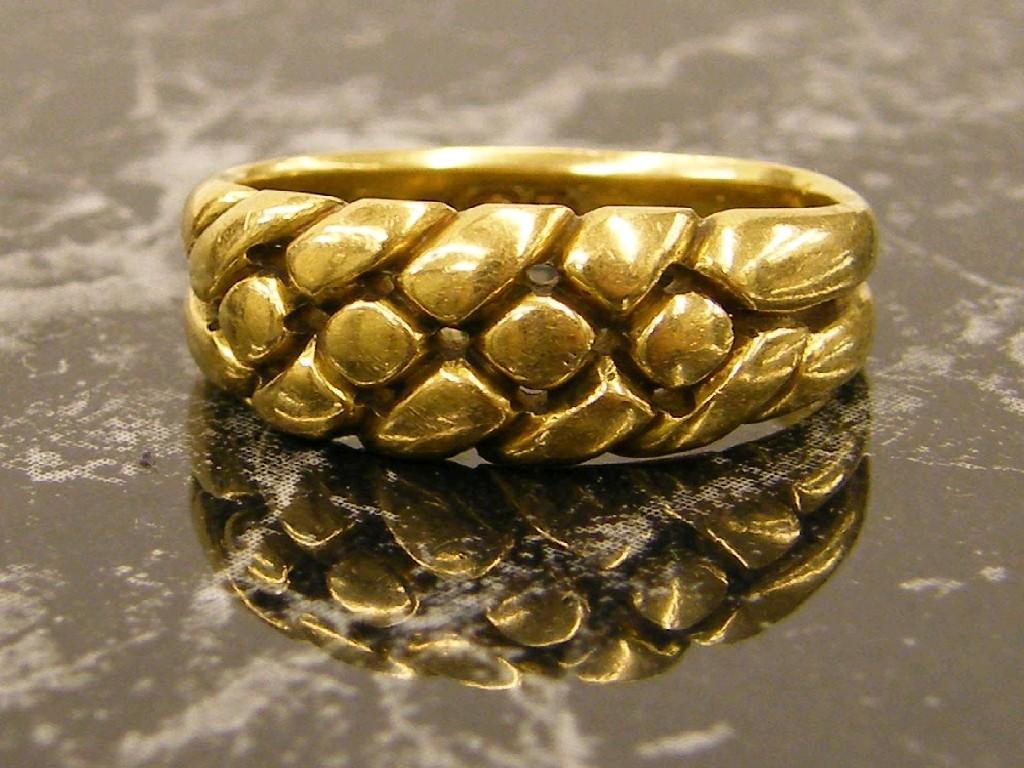 Appraisal: ct knot design ring gm