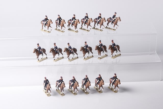 Appraisal: Lot of Mignot mounted French Artillery Outriders Estimated S