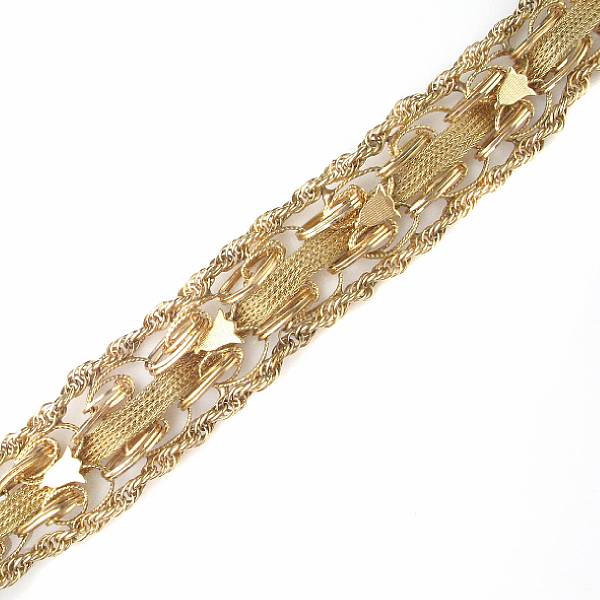 Appraisal: A k gold charm bracelet length in grams