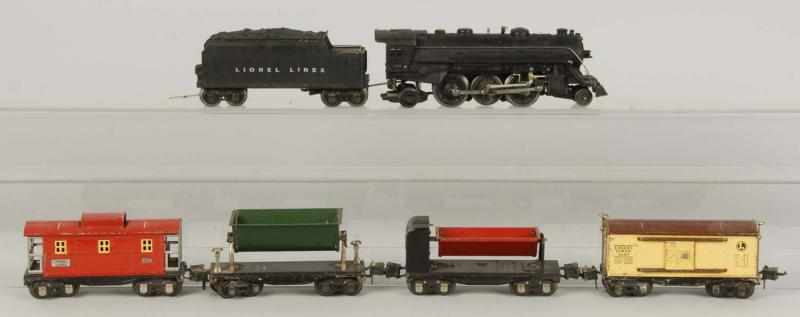 Appraisal: Lionel O-Gauge No Freight Train Set Description American Pre-war Tinplate