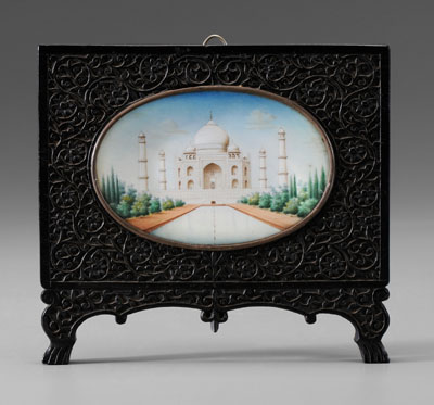 Appraisal: Company School India th century Taj Majal watercolor on ivory