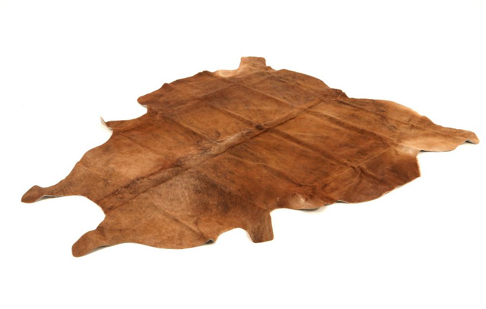 Appraisal: Natural Light Brown Brindle Premium Cowhide This is an excellent