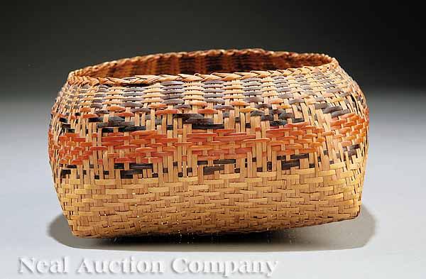 Appraisal: A Chitimacha Single Weave Basket attributed to the Darden Family