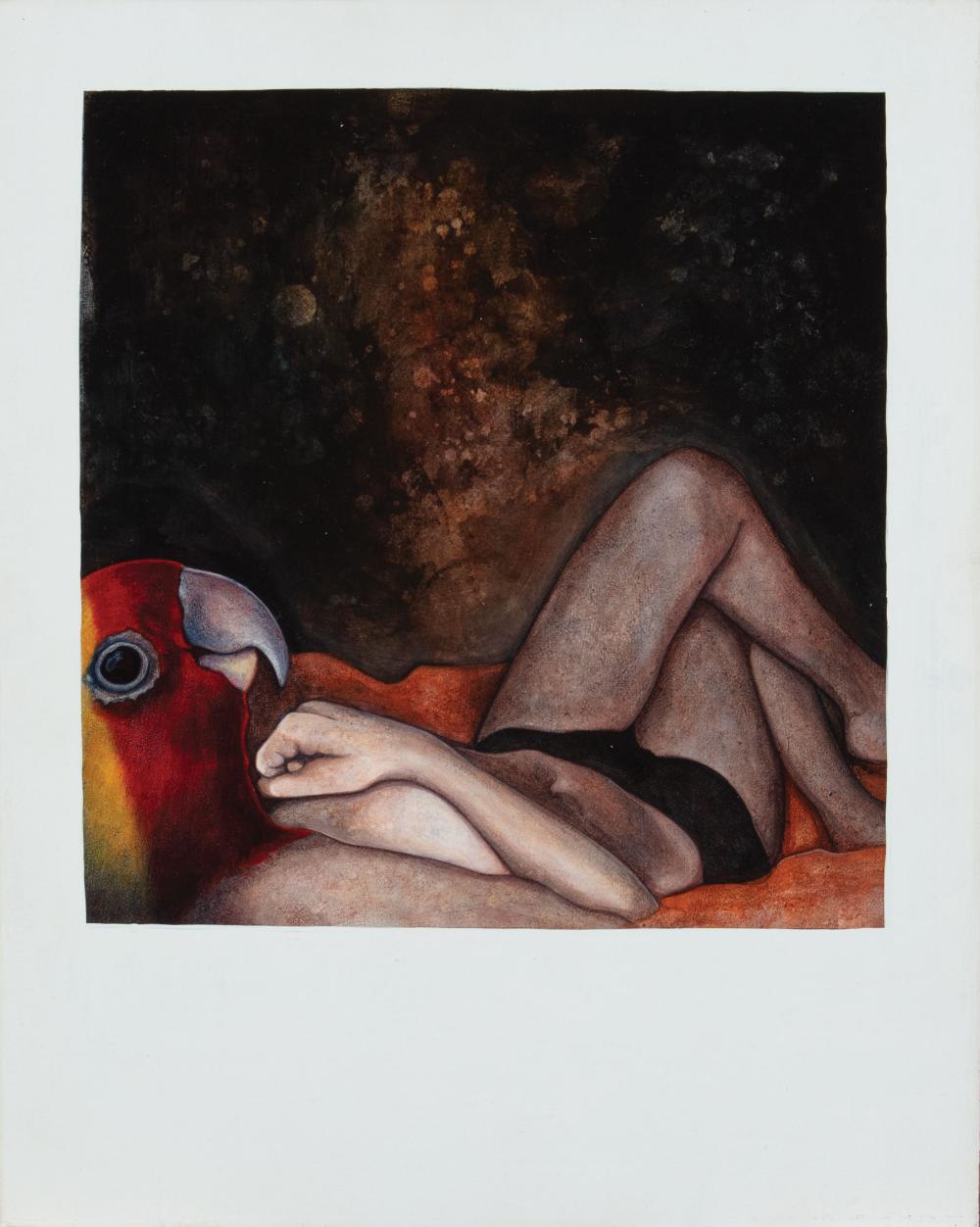 Appraisal: Chris Dennis British th c Suffocates III oil on panel