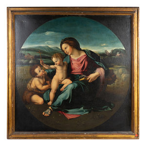 Appraisal: Artist Unknown th Century The Holy Family with the Infant