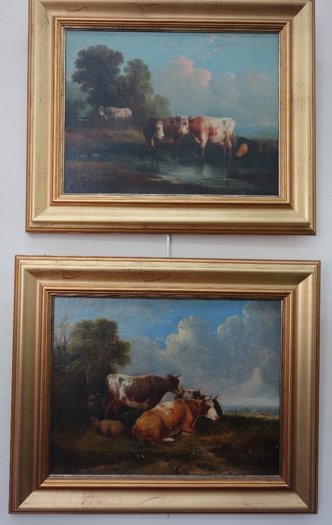 Appraisal: Follower of Thomas Sydney Cooper British - Cows and sheep