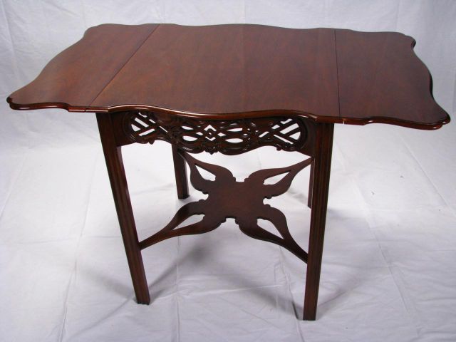 Appraisal: Baker Furniture Drop-Leaf Lamp Table from the Historic Charleston Reproduction