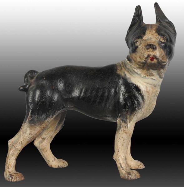 Appraisal: Lot of Boston Terrier Dog Cast Iron Doorstops Description Full-figure