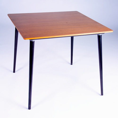 Appraisal: CHARLES EAMES HERMAN MILLER Dining table with square laminated wood