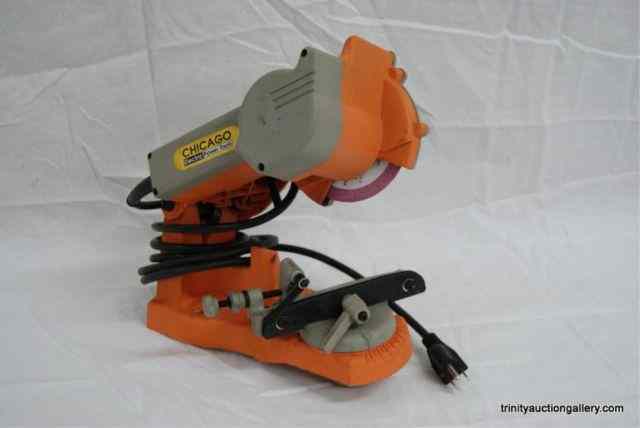 Appraisal: Chicago Electric Bench Mount Chain Saw SharpenerFrom an estate is