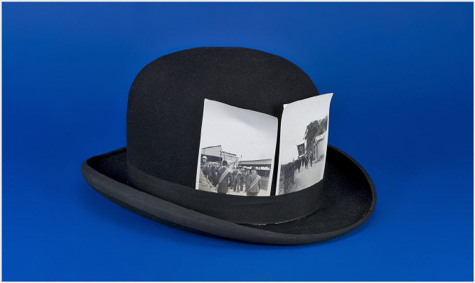 Appraisal: Bowler Hat From Belfast Together With Photos Showing The Orange