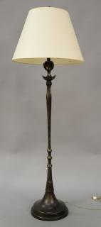 Appraisal: After Alberto Giacometti - Tete de Femme plaster floor lamp