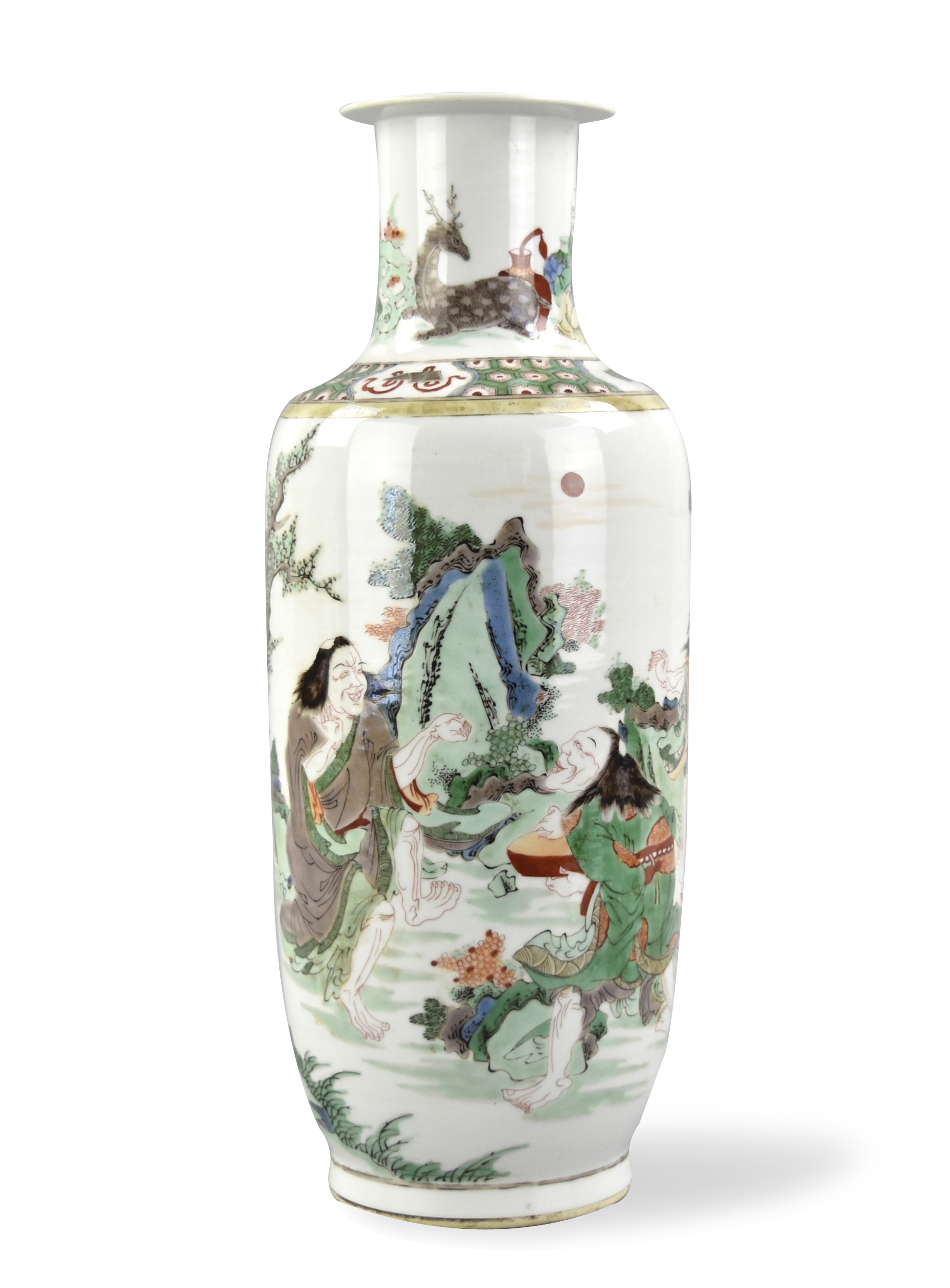 Appraisal: Chinese th C the body of elegant tapering baluster form