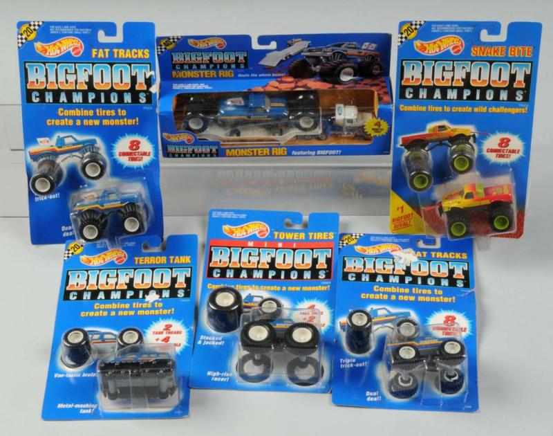 Appraisal: Lot of Mattel Hot Wheels Big Foot Vehicles Description Includes