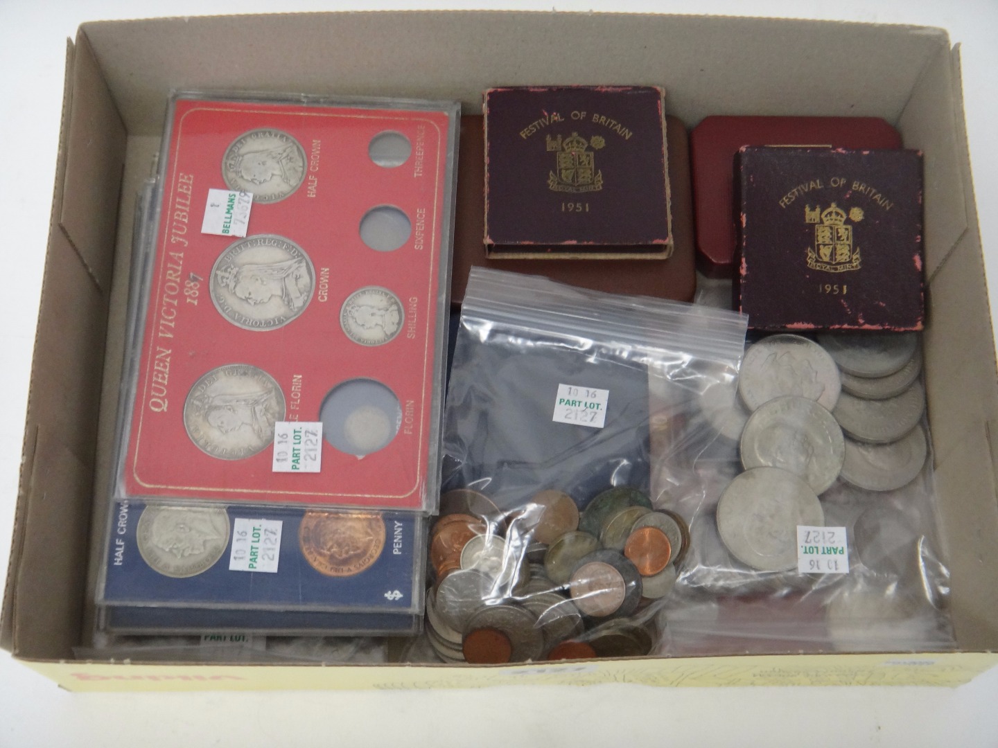 Appraisal: A collection of British and foreign coins including Queen Victoria