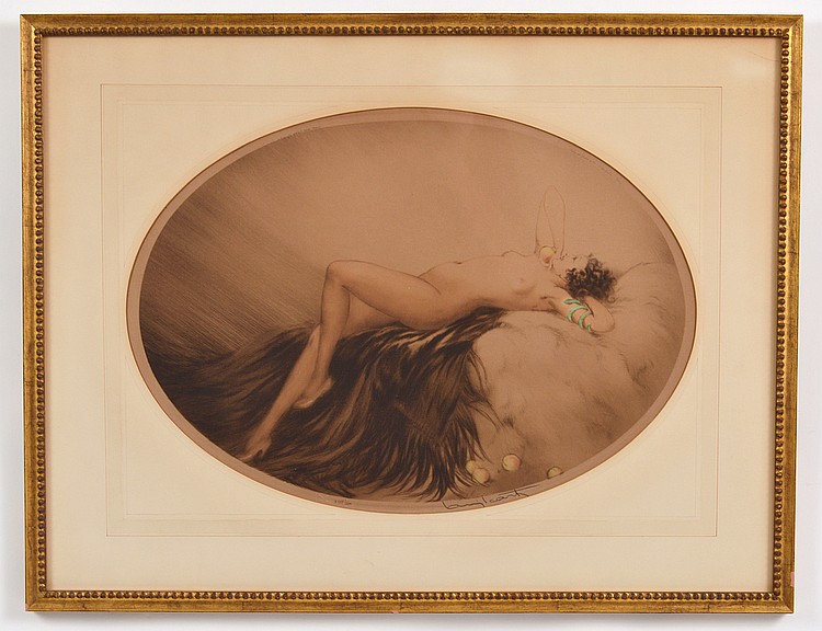 Appraisal: LOUIS ICART FRENCH - Eve Signed and numbered A in