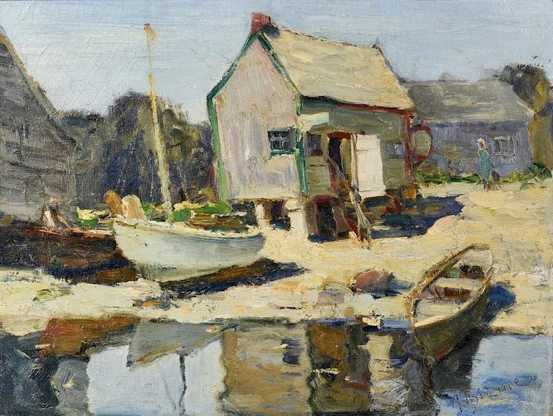 Appraisal: Anthony Thieme O B Rockport Lobster House Anthony Thieme Massachusetts