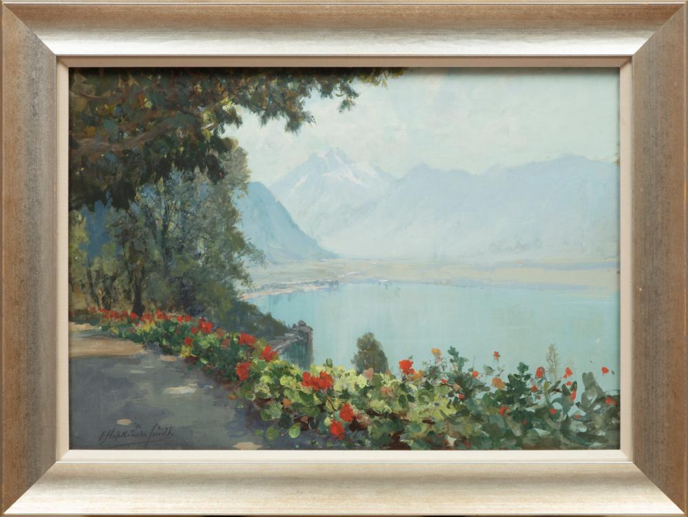 Appraisal: Francis Hopkinson Smith American Maryland - The Gardens of Glion