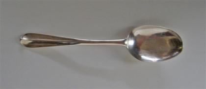 Appraisal: Silver tablespoon william cowell boston st half of the th