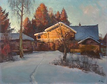 Appraisal: Mark Kremer Russian born Last Ray of Light Oil on