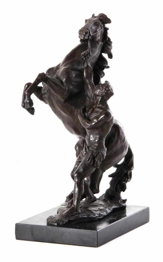 Appraisal: Bronze sculpture of Marley Horse after Coustou Continental th century