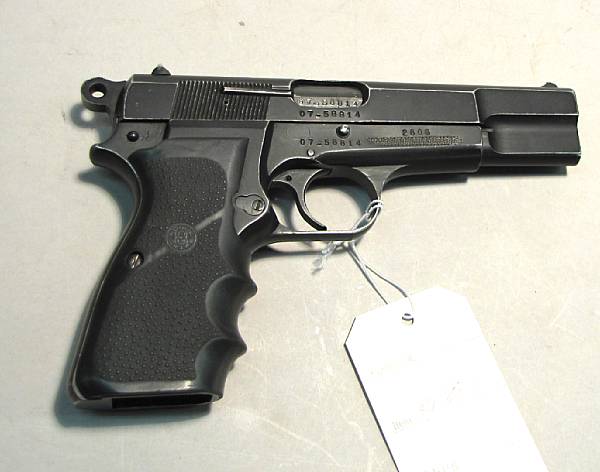 Appraisal: An Argentine Browning patent Model semi-automatic pistol Serial no mm