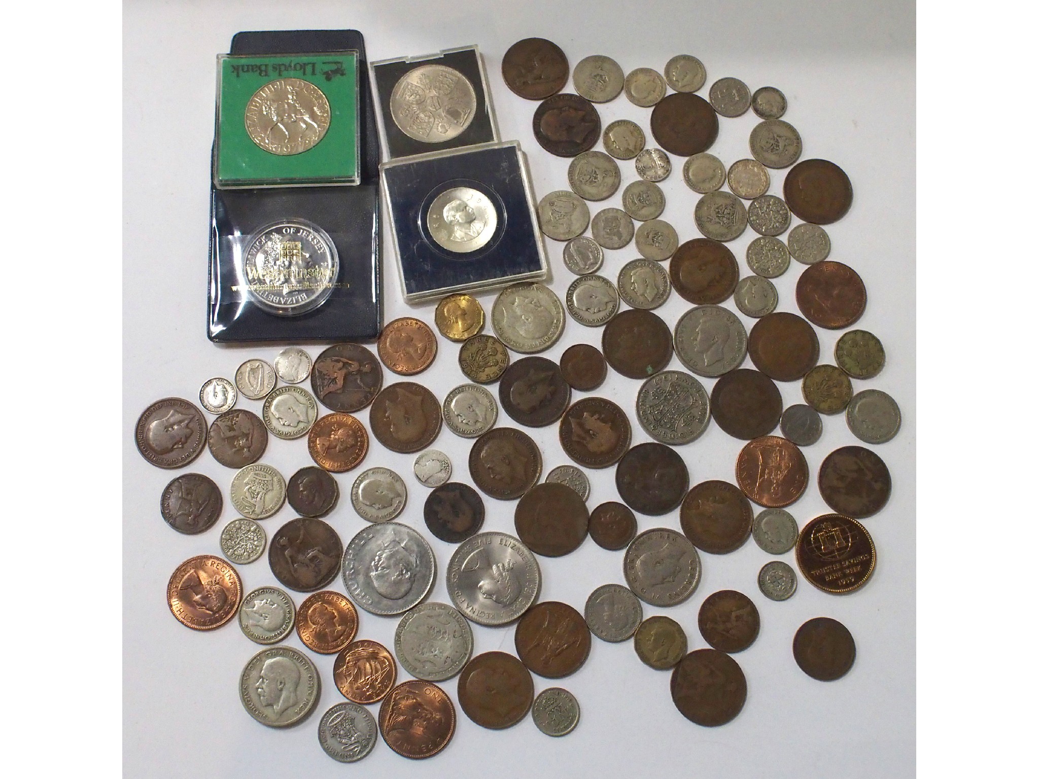 Appraisal: A box of mixed GB coinage to include face value