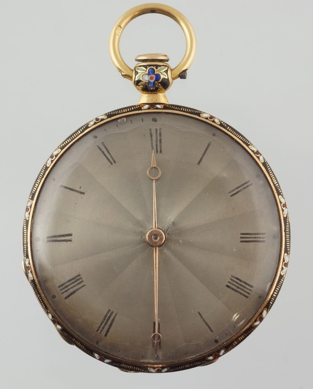 Appraisal: Early mid th c K YG Swiss pocket watch with