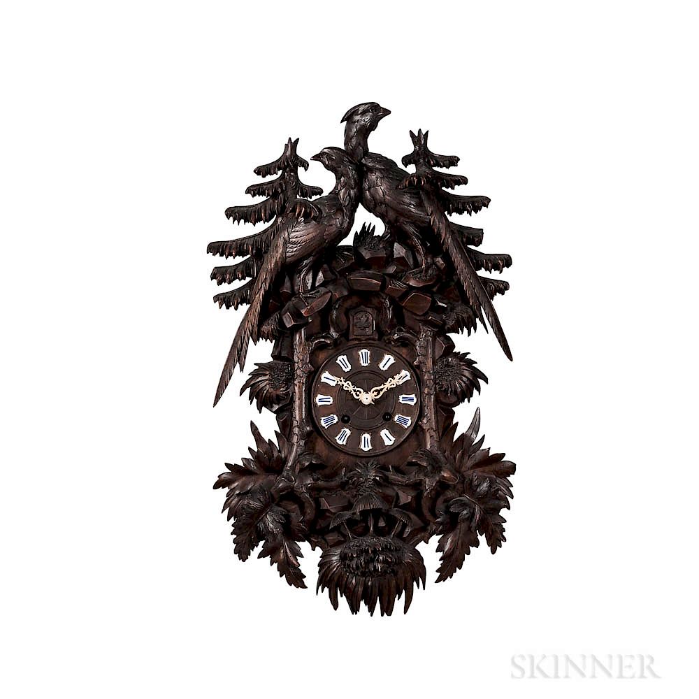 Appraisal: Large Black Forest Cuckoo Clock Large Black Forest Cuckoo Clock