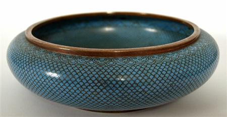 Appraisal: A th century Japanese cloisonn bowl with inverted rim and