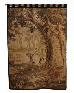 Appraisal: th C European Tapestry Hunt Scene th C European Tapestry