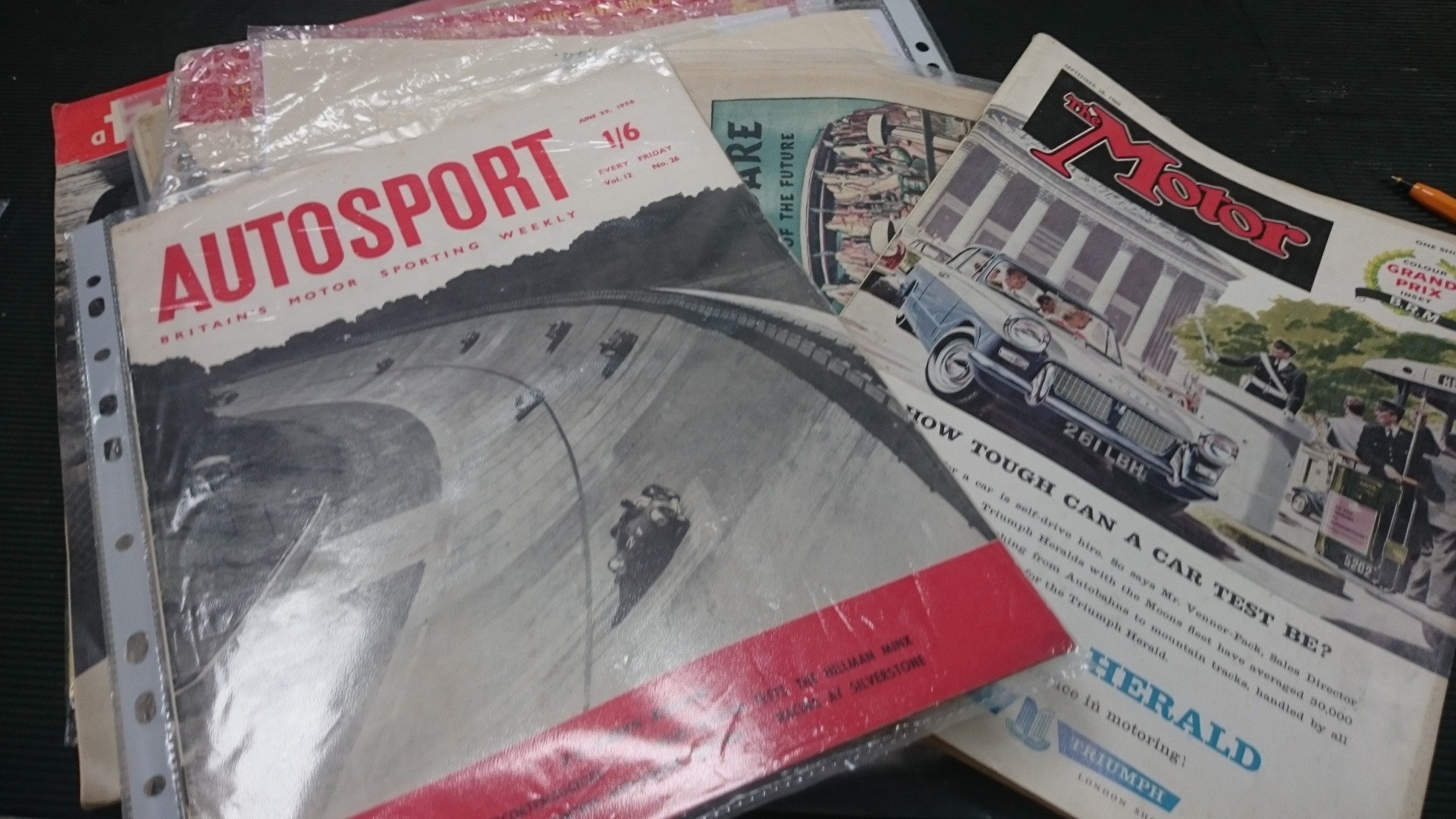 Appraisal: BRM Memorabilia comprising Motorsport magazines Picture Post magazines racing programmes