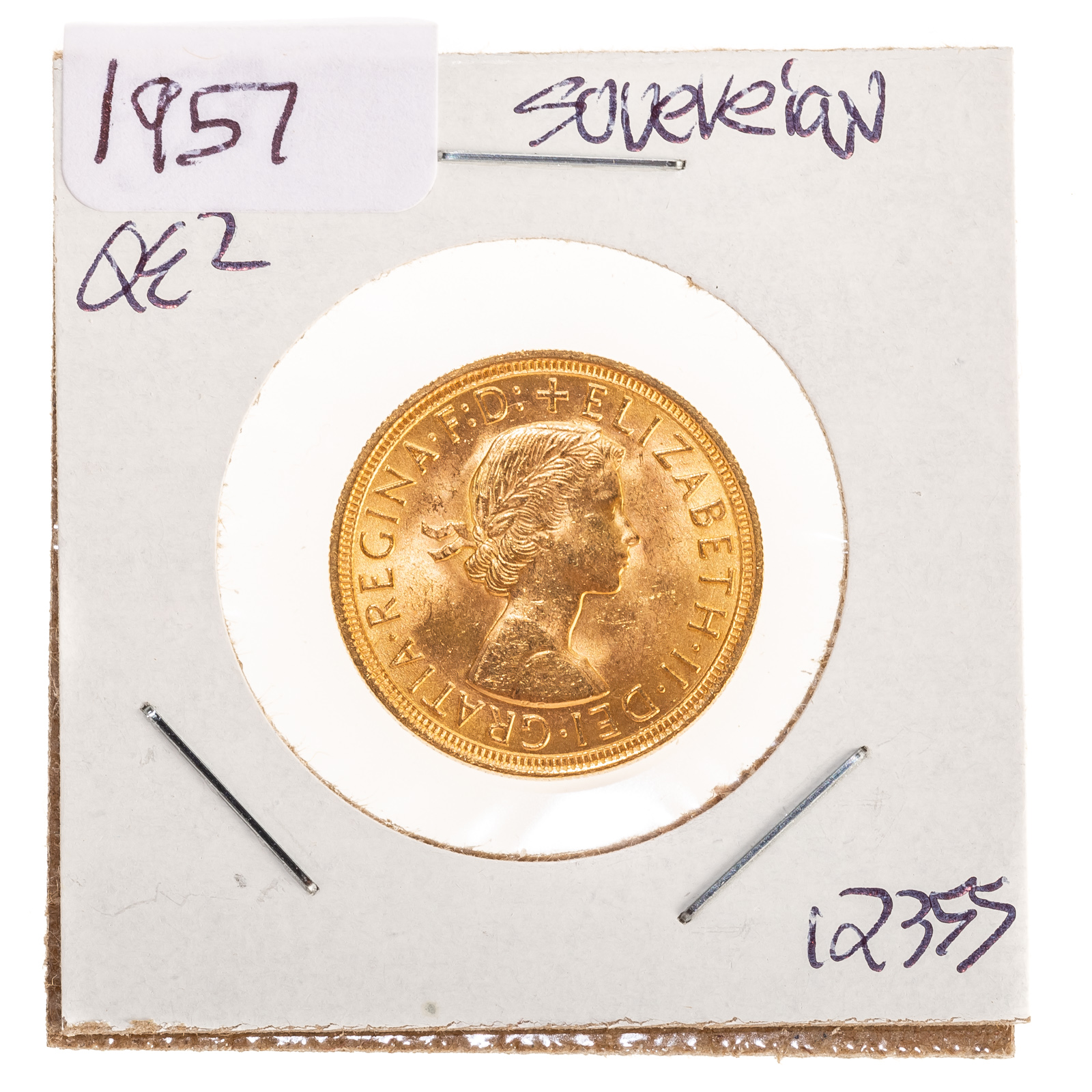 Appraisal: QUEEN ELIZABETH II GOLD SOVEREIGN AU Unc AGW