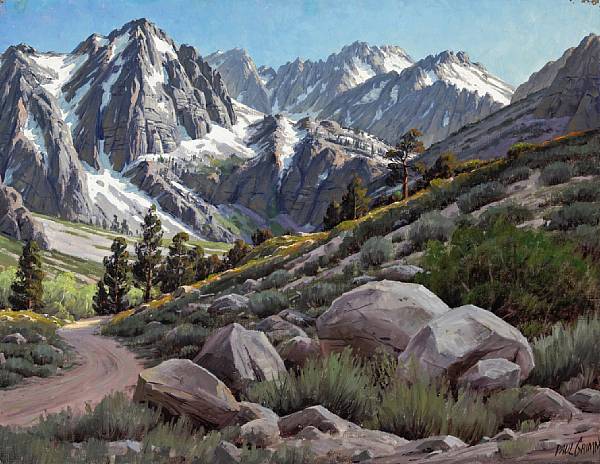 Appraisal: n a Paul Grimm - South Fork Palisades Glacier signed