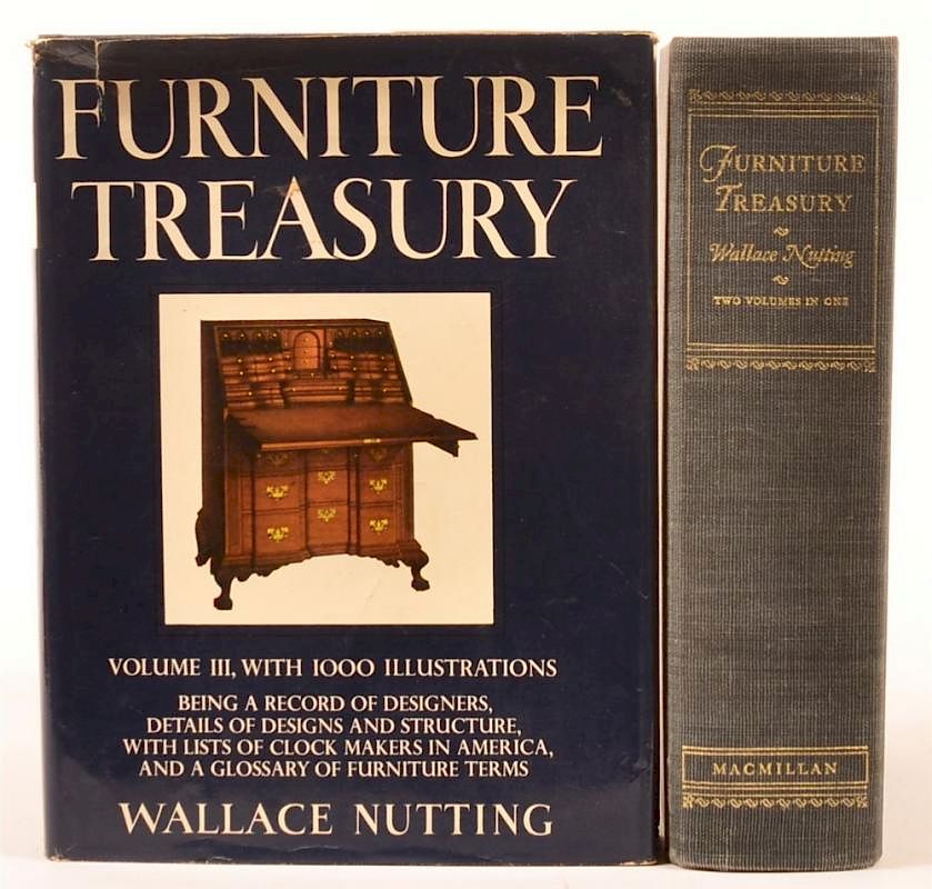 Appraisal: Book Lot Two Volumes Book Lot Two Volumes Furniture Treasury