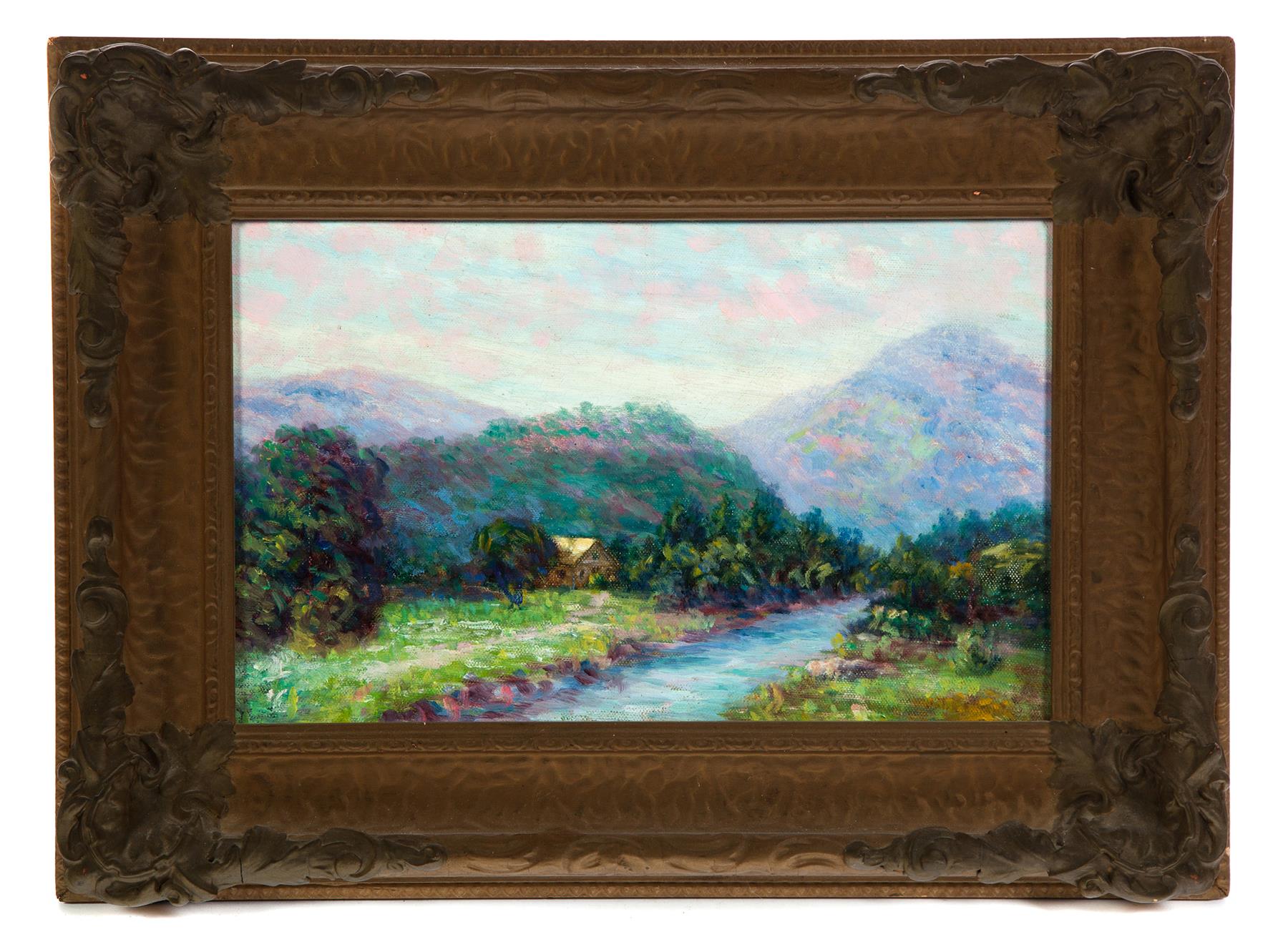 Appraisal: LANDSCAPE AMERICAN SCHOOL LATE TH-EARLY TH CENTURY Oil on canvas