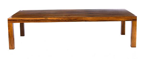 Appraisal: A Danish rosewood coffee table height in width in depth