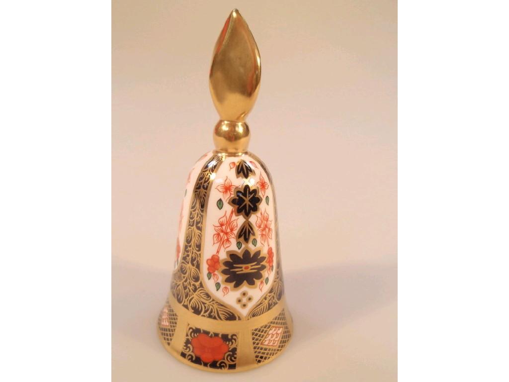 Appraisal: A Royal Crown Derby Imari candle snuffer of bell shaped