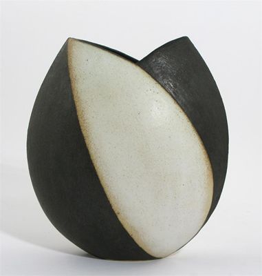 Appraisal: John Ward born an earthenware Tulip vase flattened form with