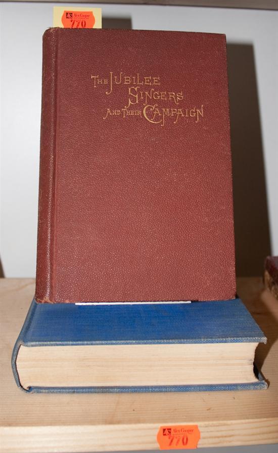 Appraisal: BLACK AMERICANA Two items G D Pike The Jubilee Singers