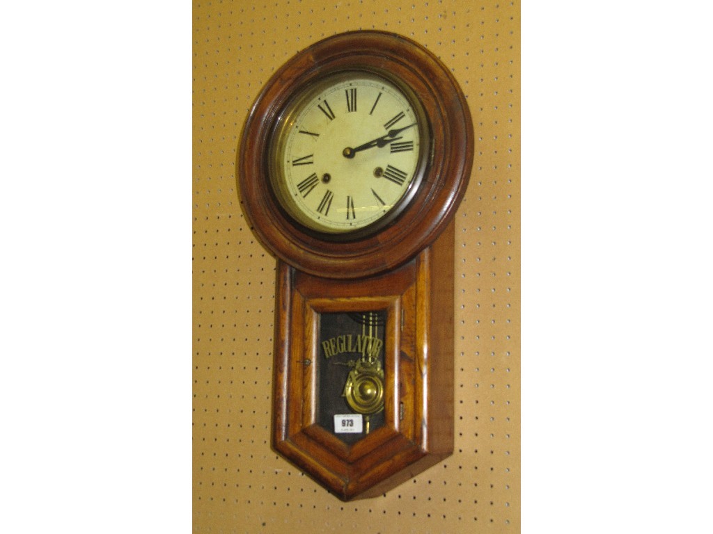 Appraisal: Regulator wall clock