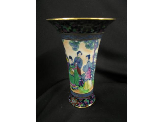 Appraisal: Booth's English Porcelain Vase oriental decor excellent