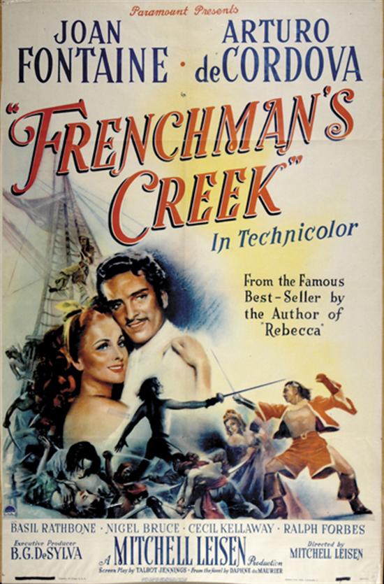 Appraisal: American movie posters American circa and FRENCHMAN'S CREEK and THE