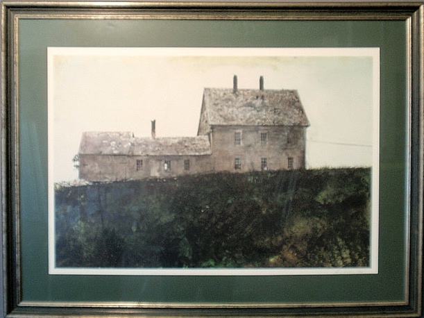 Appraisal: - Andrew Wyeth limited edition reproduction print Olson s House