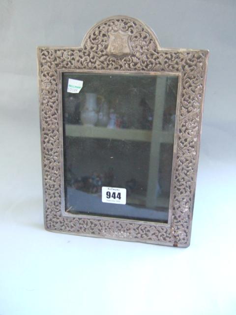 Appraisal: A shaped rectangular photograph frame probably Indian or Burmese the