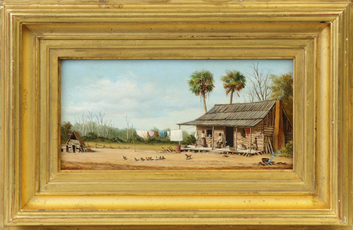 Appraisal: William Aiken Walker American - Cabin Sgn Lower left W