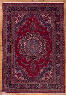 Appraisal: Antique Iranian Mashad ' x ' Rug Antique Mashhad made