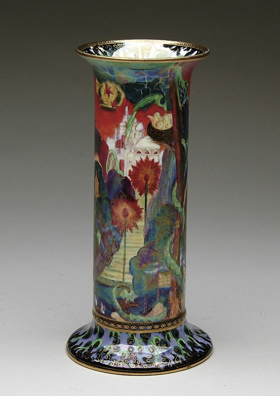 Appraisal: WEDGWOOD FAIRYLAND LUSTRE VASE Lovely Fairyland Lustre vase in shape