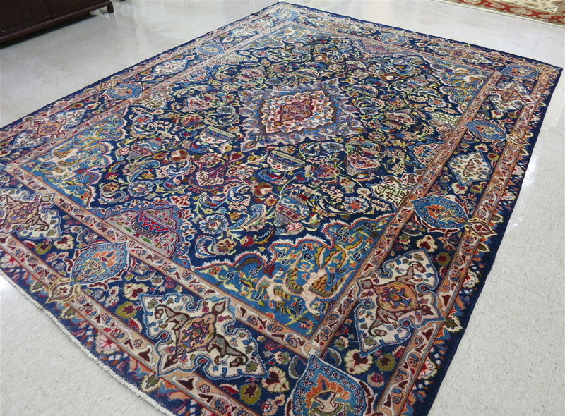 Appraisal: SEMI-ANTIQUE PERSIAN KHORASAN CARPET Khorasan Province northeastern Iran hand knotted