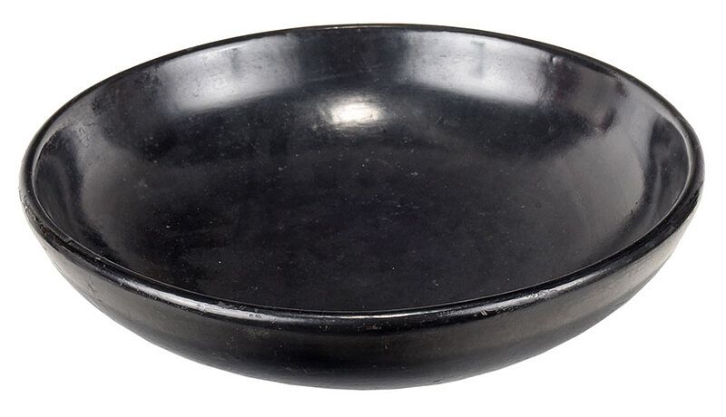 Appraisal: Maria Poveka Blackware Bowl San Ildefonso second half th century